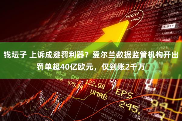 钱坛子 上诉成避罚利器？爱尔兰数据监管机构开出罚单超40亿欧元，仅到账2千万